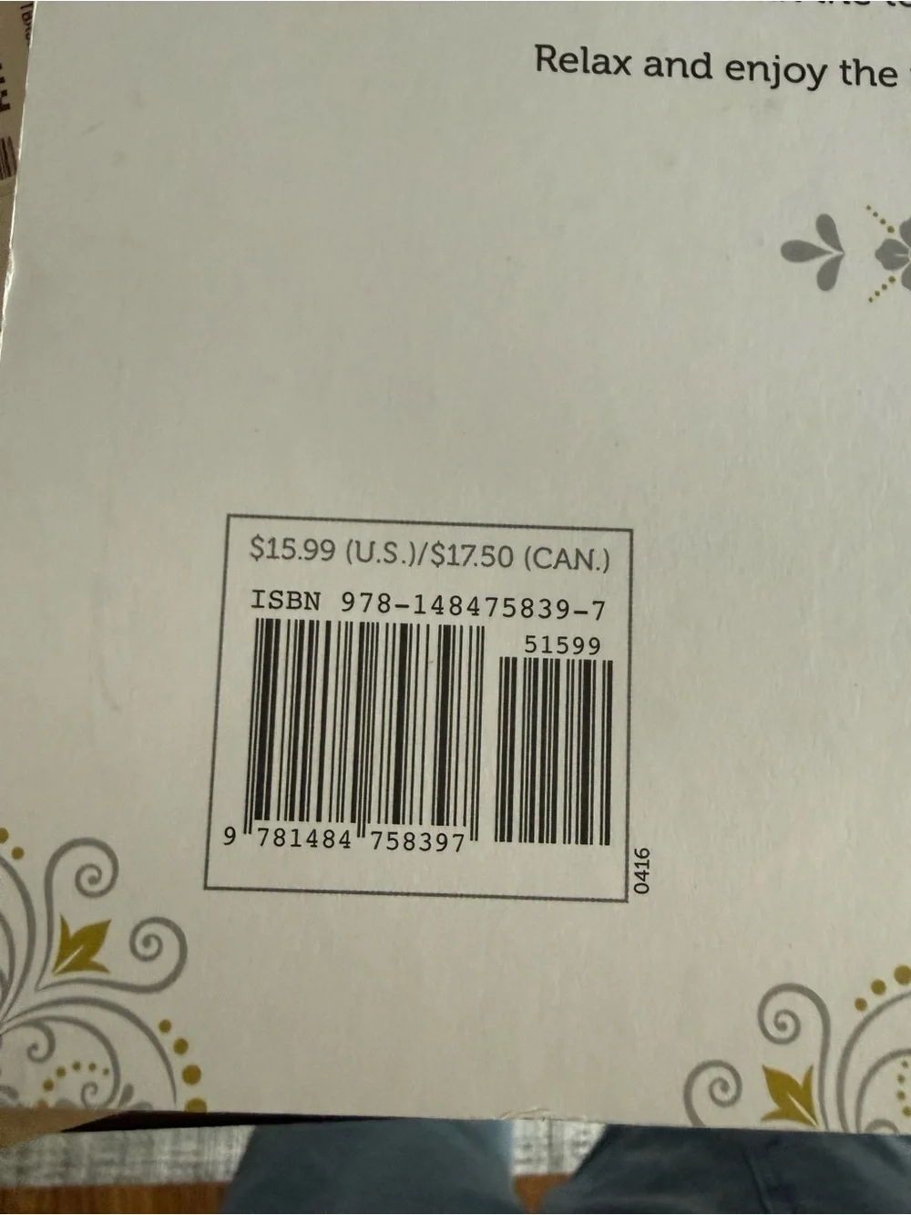 Disney Animals Coloring Book - White with Gold Accents